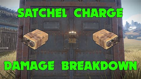 satchel charge sheet metal door|satchel charge damage rust.